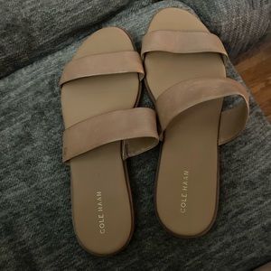 Cole Haan sandals. Tan. Size 7